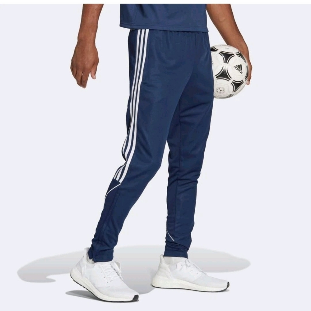 Adidas Mens Size 3XLT Blue Track Pants Tiro 23 Soccer Football 3 Stripes HS3529